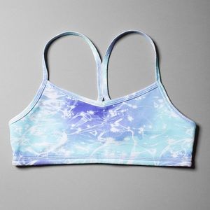 Ivivva lululemon drill sports bra ocean blue
